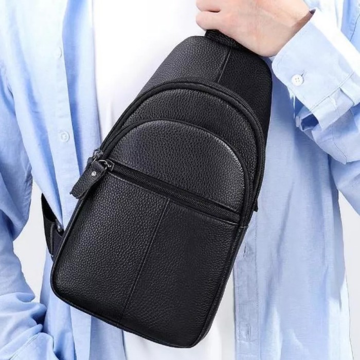 Чоловіча вулична сумка через плече, Сумки слінг чоловічі крос боді, Сумка кобура наплічна ZA-92