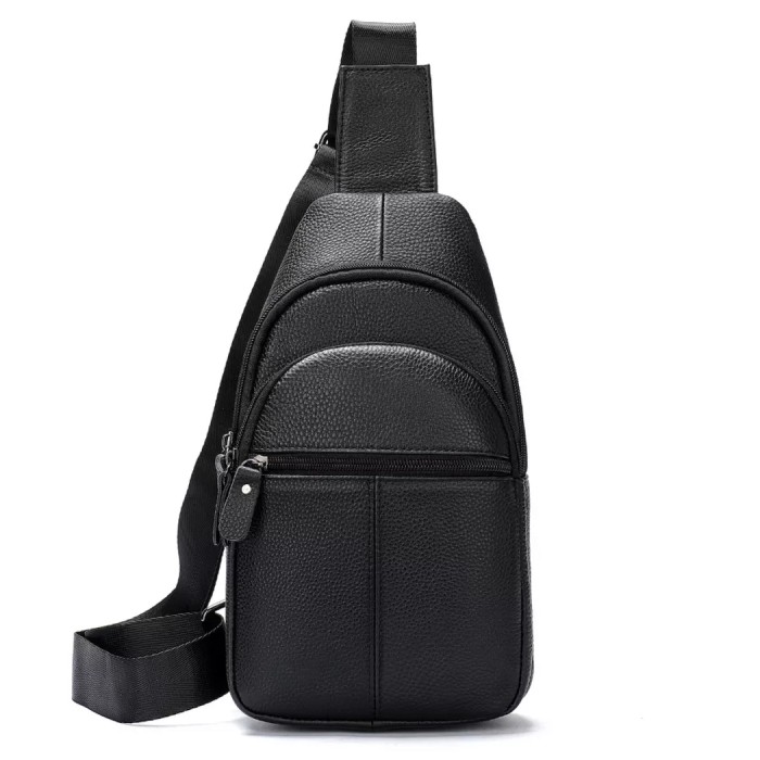 Сумка чоловіча чорна через плече, Оригінальна чоловіча сумка крос-боді крос-боді сasual ML-80