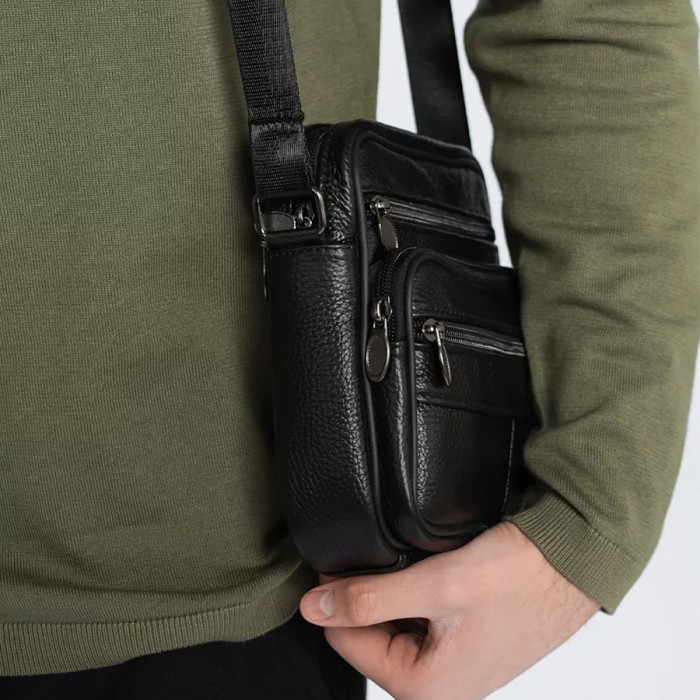 Сумка чоловіча легка через плече, Наплічний месенджер, Поштова сумка для документів VS-50