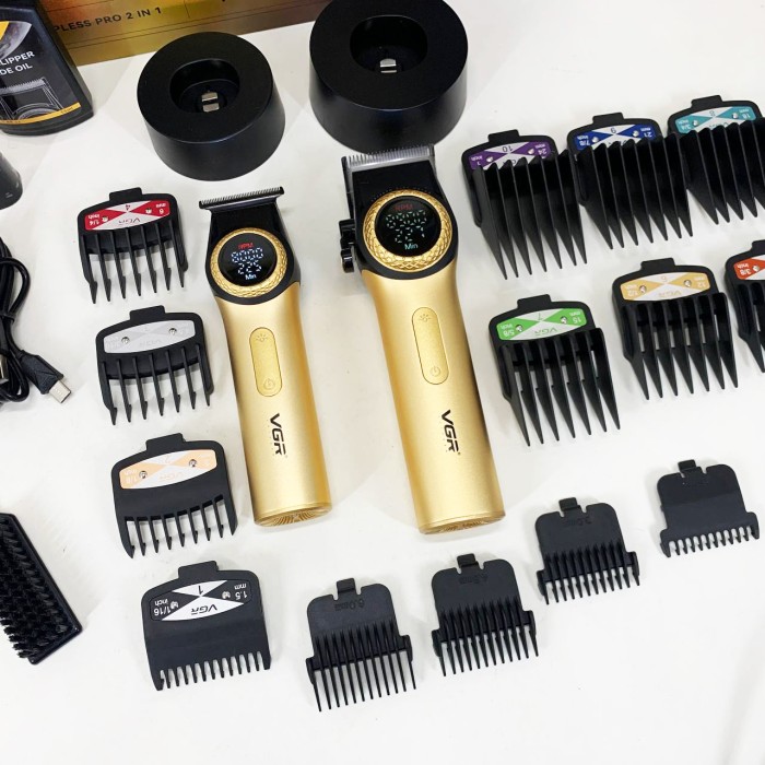 Миюча машинка для стрижки VGR, Практична машинка для стрижки волосся Акумуляторна WU-91