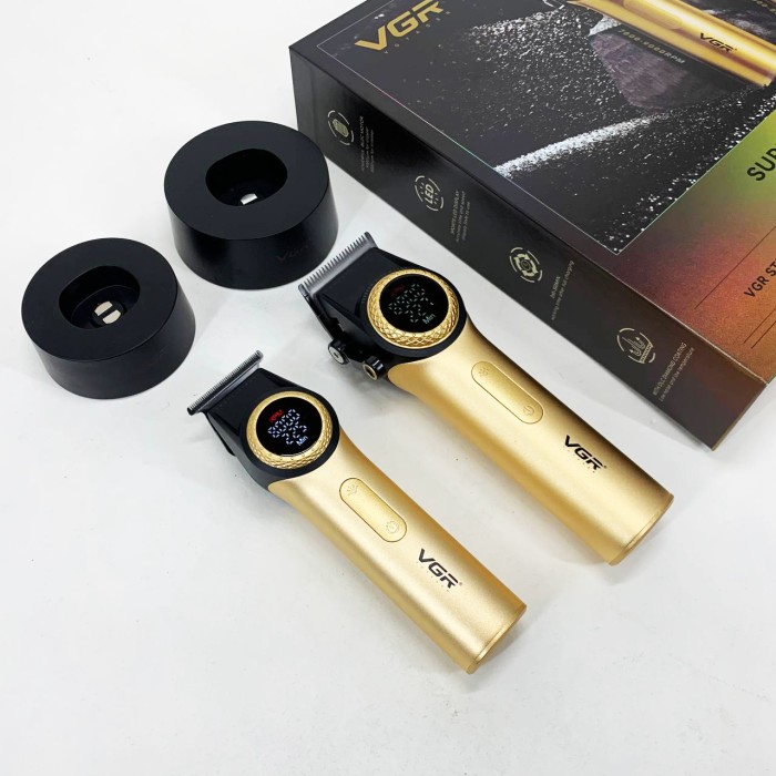 Миюча машинка для стрижки VGR, Практична машинка для стрижки волосся Акумуляторна WU-91