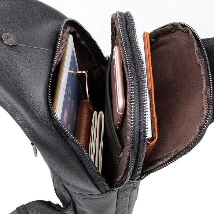 Чоловіча плечова сумка слінг, Сумка для активного способу життя слінг для чоловіків PQ-56