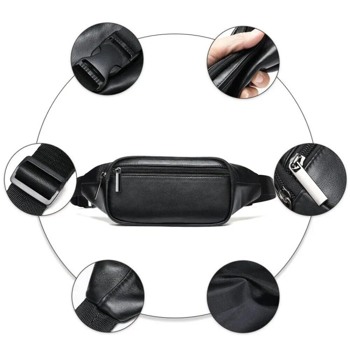 Універсальна сумка бананка, Бананка для повсякденного життя чоловіча повсякденна FK-46