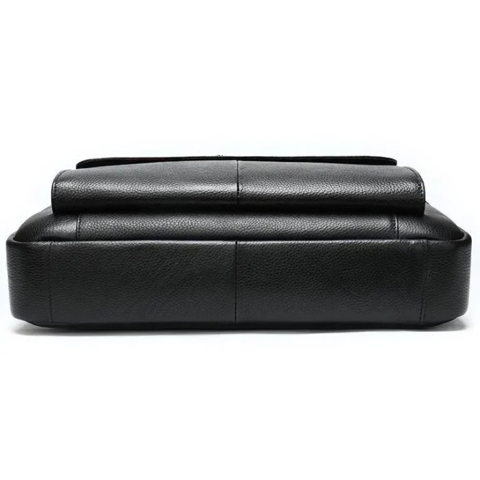 Чоловіча шкіряна сумка для ноутбука з італійської шкіри, формат А4, преміум клас SM-34