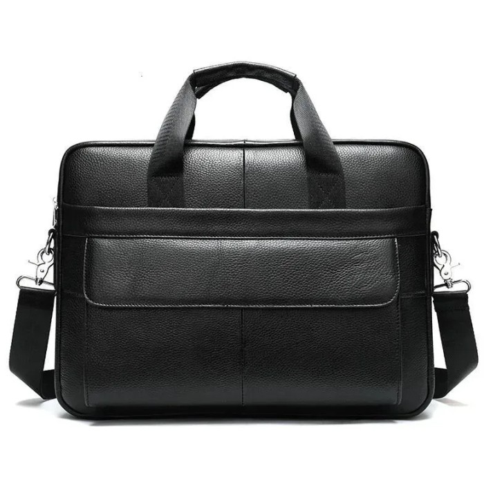 Чоловіча шкіряна сумка для ноутбука з італійської шкіри, формат А4, преміум клас ZM-31