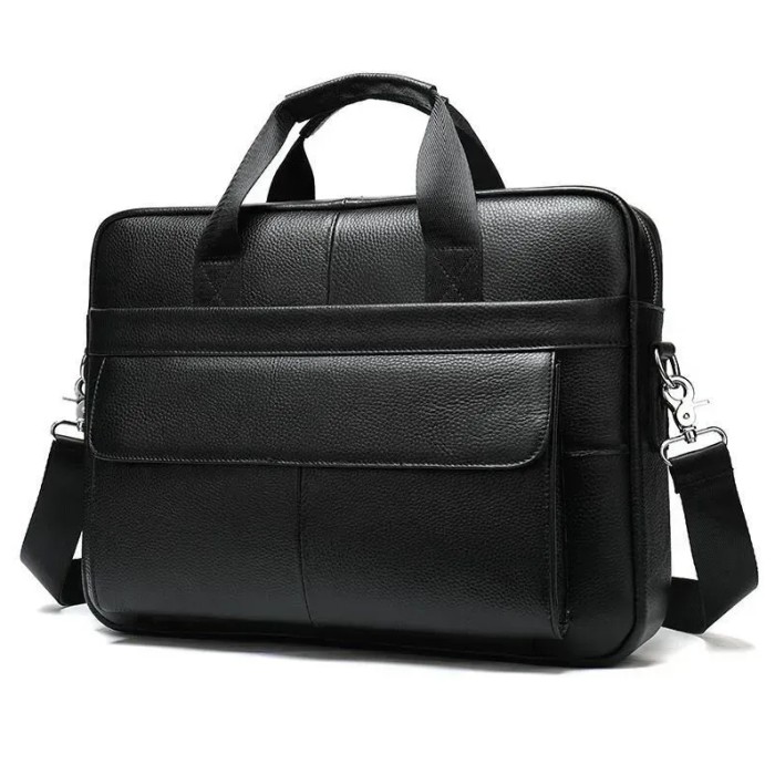 Чоловіча шкіряна сумка для ноутбука з італійської шкіри, формат А4, преміум клас ZM-31