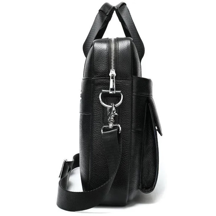 Чоловіча шкіряна сумка для ноутбука з італійської шкіри, формат А4, преміум клас ZM-31