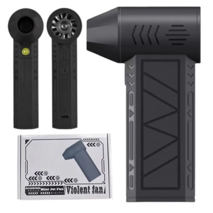 Ручний акумуляторний міні-турбовентилятор, компресор, Автомобільний турбовентилятор для видалення пилу HC-72