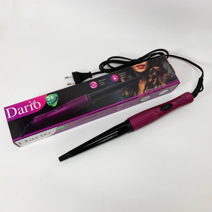 Плойка для локонів і утяжки волосся Dario, Плойка для створення об'ємних зачісок об'єму TU-47