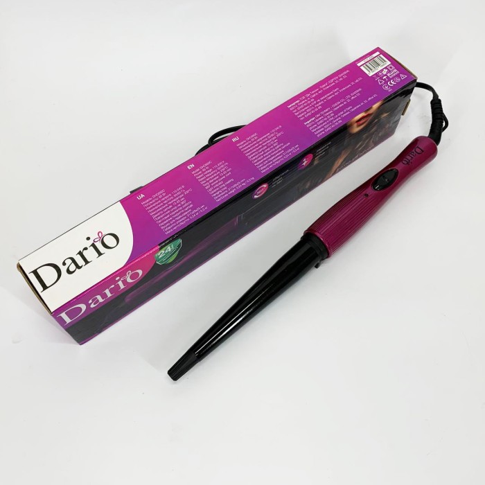 Плойка для локонів і утяжки волосся Dario, Плойка для створення об'ємних зачісок об'єму TU-47