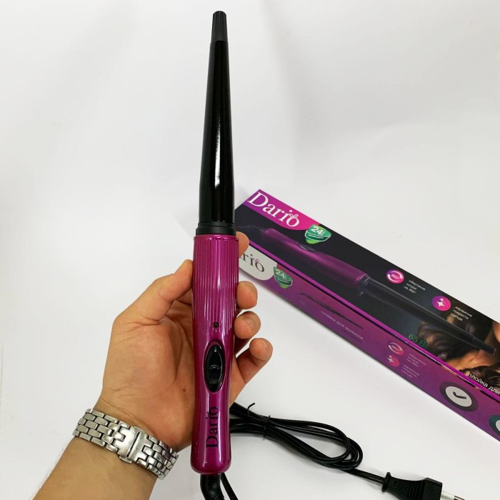 Плойка для створення укладання волосся Dario, Плойка-стайлер для завивки Праска завивки волосся GM-18