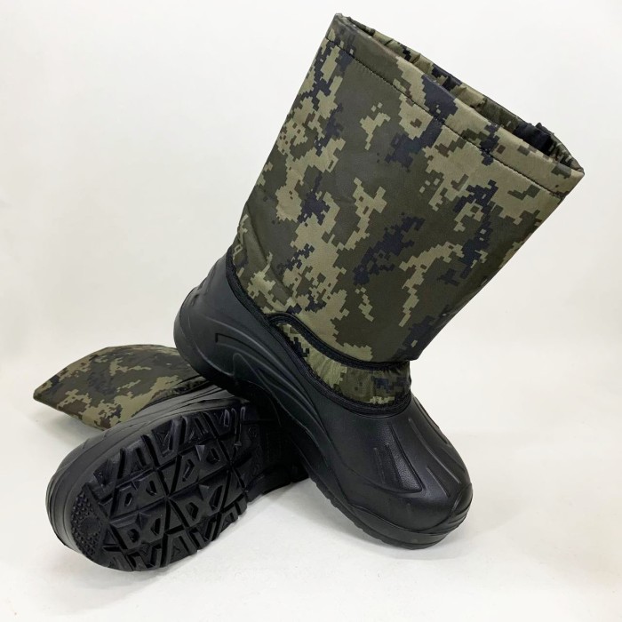 Чоботи рибальські утеплені 46р 30см, Водонепроникні робочі черевики, Практичне взуття для чоловіків RO-69