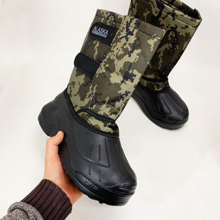 Черевики робочі чоловічі 42р, Теплі чоботи для риболовлі, Хутряні бурки, Черевики чоловічі спецвзуття VC-51