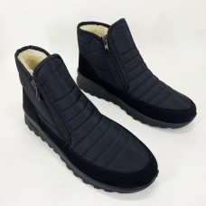 Чоловічі чоботи для активного відпочинку з гуми, Міцне взуття для чоловіків, Утеплені чоботи осінь зима KE-72