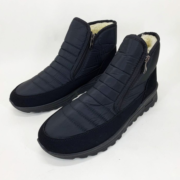 Чоловічі чоботи для активного відпочинку з гуми, Міцне взуття для чоловіків, Утеплені чоботи осінь зима KE-72