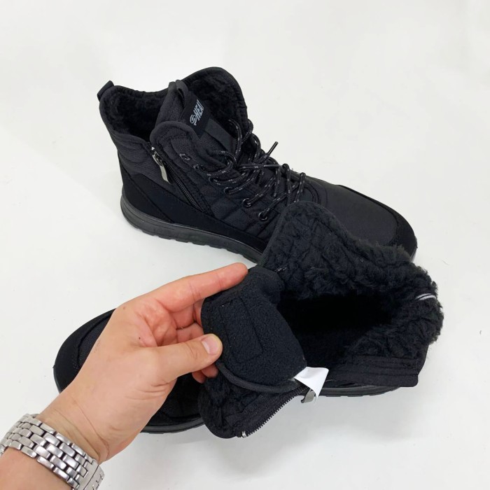 Класичні зимові кросівки на хутрі 41р 27см, Кросівки для прогулянок взимку Термо демісезон RY-50