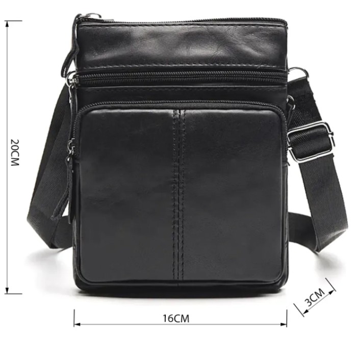 Офісна сумка-месенджер, Чоловіча ділова сумка крос-боді, Сумки слінг чоловічі крос-боді BS-40