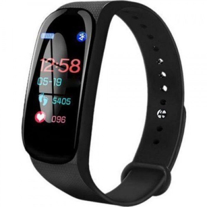 Фітнес браслет Smart Watch M5 Band Classic Black смарт годинник-трекер. Колір: чорний
