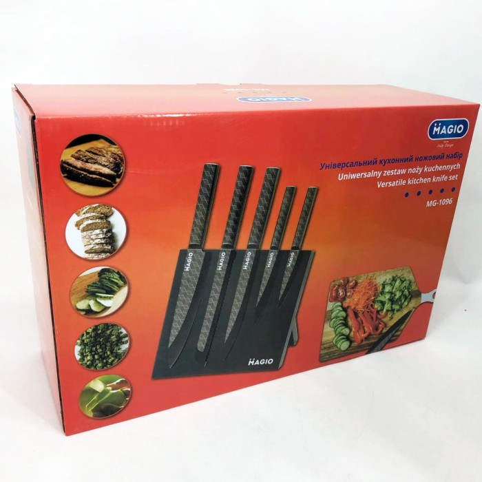Набори ножів Magio MG-1096, Сталеві кухонні ножі, Набір ножів для кухарів Набір побутовий PV-26