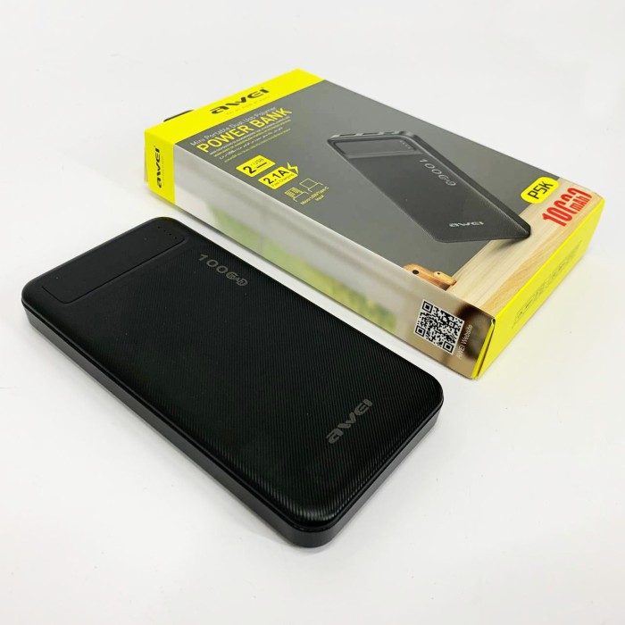 Потужний акумулятор для телефону переносний Awei P5K 10000 mah, Повербанк для смартфона CM-52