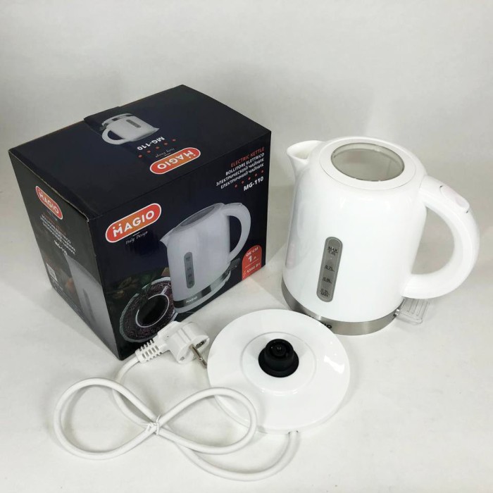 Електрочайник сталь Magio, Чайники на підставці, Електрочайник з індикатором включення YL-59