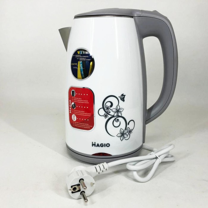 Електрочайник на кухню MAGIO, Електричний безшумний чайник з автоматичним відключенням IR-29