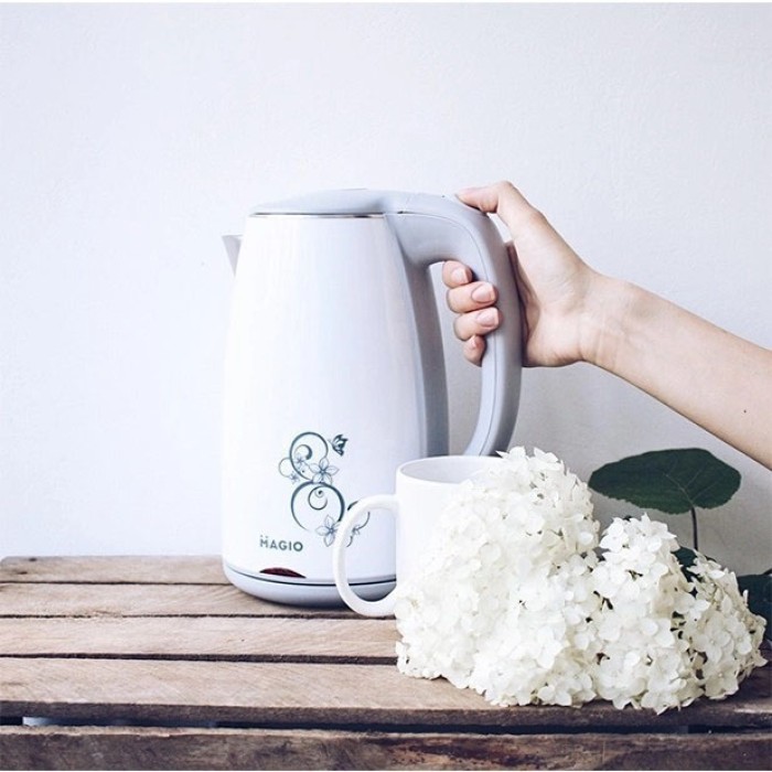 Електрочайник на кухню MAGIO, Електричний безшумний чайник з автоматичним відключенням IR-29