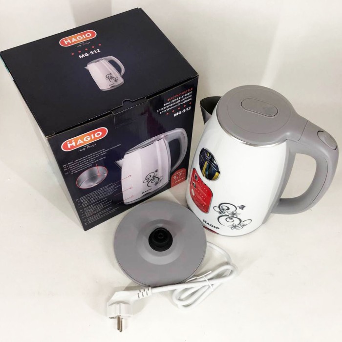 Електрочайник на кухню MAGIO, Електричний безшумний чайник з автоматичним відключенням IR-29