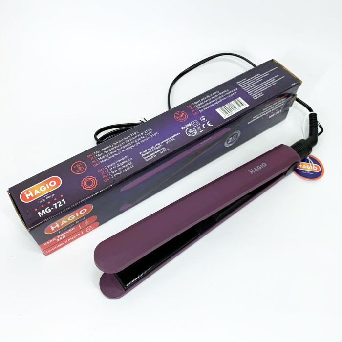 Щипці для волосся MAGIO, Випрямляч для волосся з турмаліном Кращий випрямляч OH-75