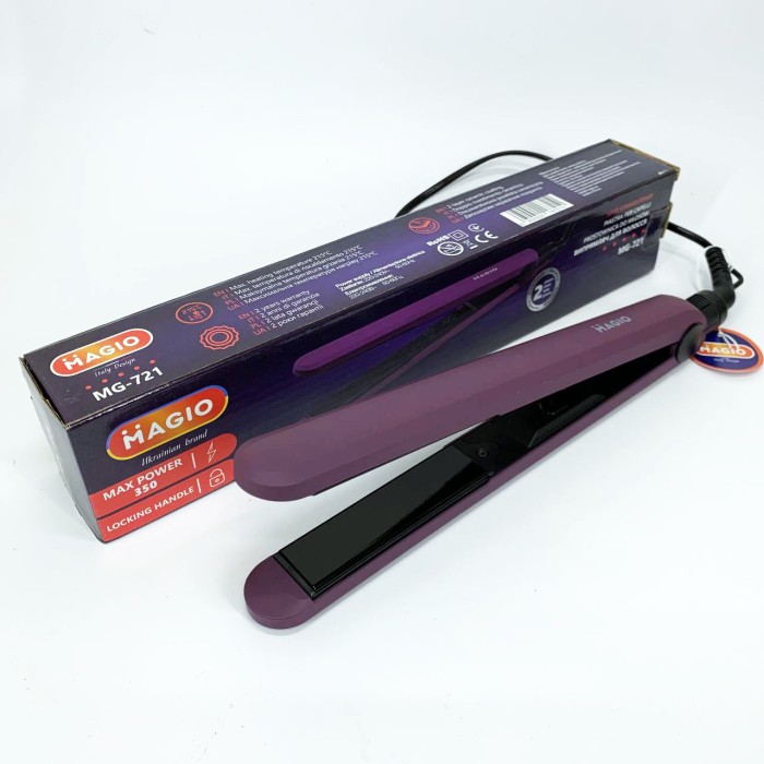 Щипці для волосся MAGIO, Випрямляч для волосся з турмаліном Кращий випрямляч OH-75