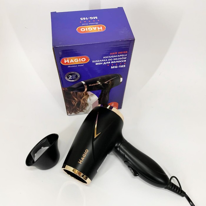 Фен для дому та подорожей Magio MG-165 1200 Вт, Зручний фен для домашнього використання BX-38