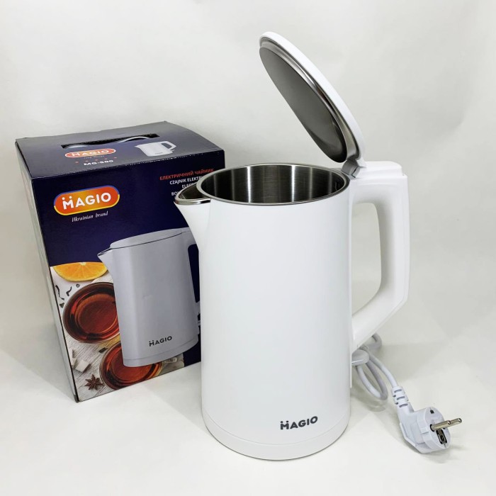 Якісний електрочайник для кухні MAGIO, Якісний електричний чайник для дому, Чайник електричний домашній UW-97