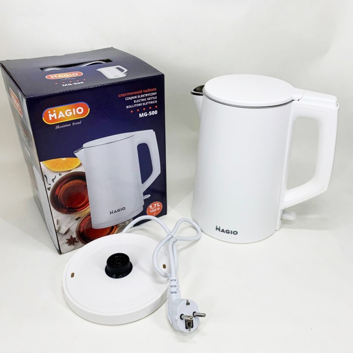 Якісний електрочайник для кухні MAGIO, Якісний електричний чайник для дому, Чайник електричний домашній UW-97