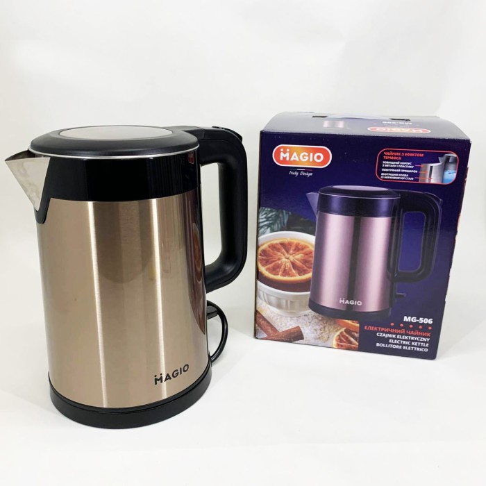 Якісний електрочайник для кухні MAGIO, Потужний електричний чайник, Чайник електричний домашній BN-17