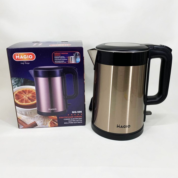 Якісний електрочайник для кухні MAGIO, Потужний електричний чайник, Чайник електричний домашній BN-17