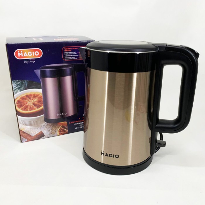 Якісний електрочайник для кухні MAGIO, Потужний електричний чайник, Чайник електричний домашній BN-17