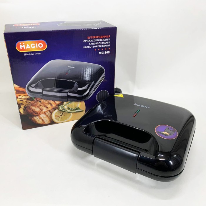 Електрогриль притискний електрогриль, Електрична вафельниця для сендвічів, Гриль рифлений електричний JC-27