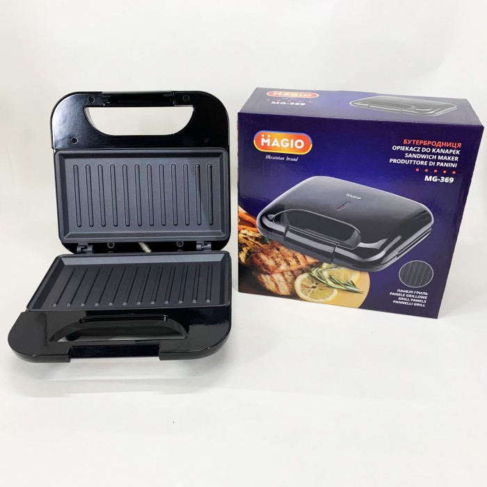 Електрогриль притискний електрогриль, Електрична вафельниця для сендвічів, Гриль рифлений електричний JC-27