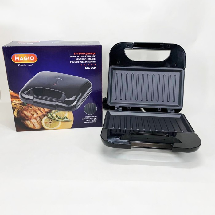 Електрогриль притискний електрогриль, Електрична вафельниця для сендвічів, Гриль рифлений електричний JC-27