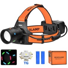 Акумуляторний налобний ліхтар BL-T210, Потужний акумуляторний ліхтарик на голову, Ліхтарик на лоб TR-54