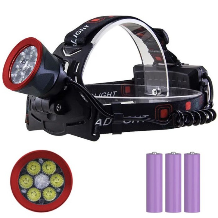 Налобний ліхтар з usb зарядкою CT021, Компактний налобний ліхтар, Легкий ліхтарик на голову PT-48