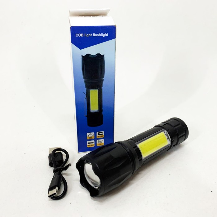 Ліхтар портативний переносний W601-XPE(red)+COB(white), LED ліхтар із зарядкою Невеликий ручний ZI-95