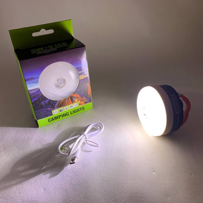 Світлодіодний кемпінговий ліхтар YD-7-7SMD з функцією Power Bank біле червоне світло