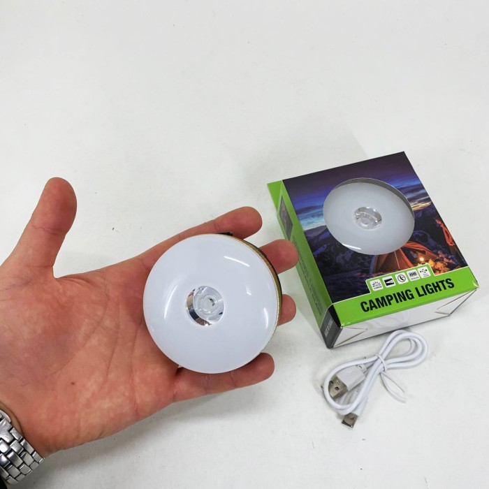 Ліхтар для використання на природі, Кемпінговий світильник, Лампа для кемпінгу акумуляторна на гачку GV-88