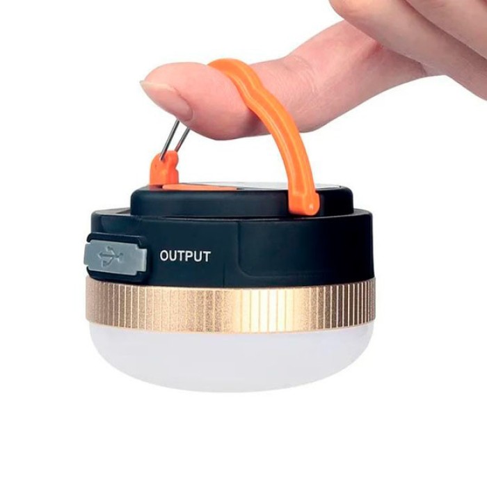 Ліхтар для використання на природі, Кемпінговий світильник, Лампа для кемпінгу акумуляторна на гачку GV-88