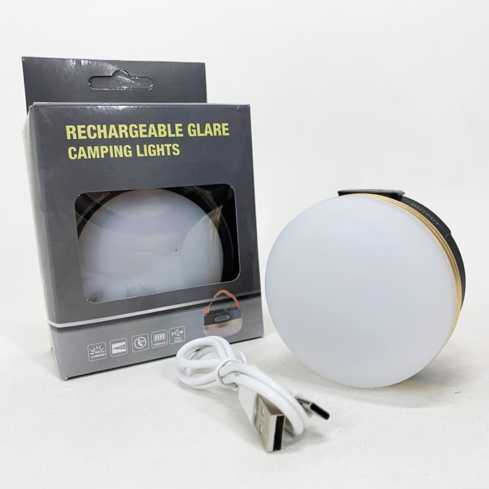 Лампа для кемпінгу акумуляторна на гачку, Ліхтар з можливістю підвішування, Ліхтар прожектор переносний JV-23