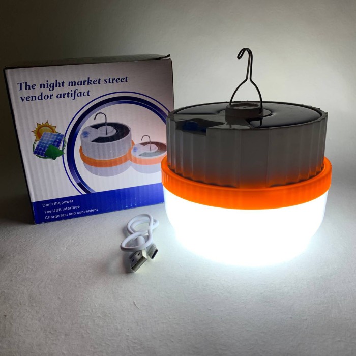 Ліхтар-світильник акумуляторний кемпінговий camping, Лампа для кемпінгу акумуляторна на гачку KD-16