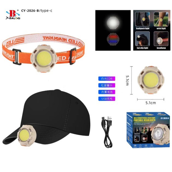 Налобний ліхтар для точних робіт, Ліхтар для походів на лоб Налобний світильник точних робіт DL-15