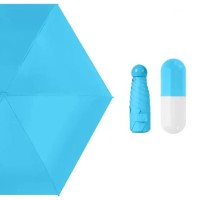 Компактна парасолька в капсулі-футлярі синій, маленька парасолька в капсулі. Колір: блакитний VF-22