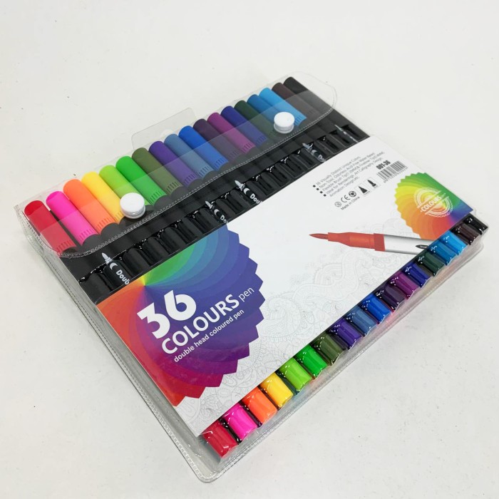 Набори різнокольорових маркерів фломастерів, Спиртові маркери sketchmarker, Якісні спиртові маркери WO-50